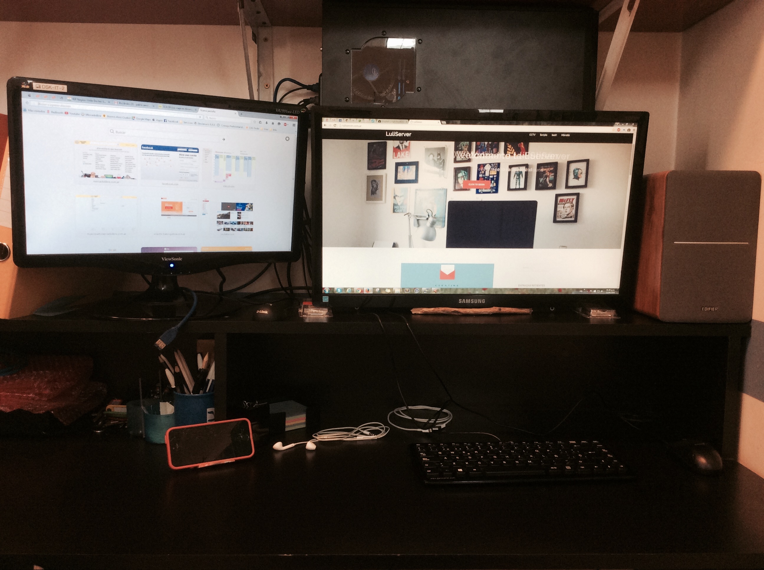 Setup en la oficina Setup en la oficina